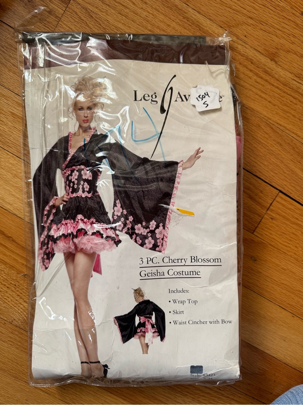 Leg Avenue Cherry Blossom Geisha Costume - Black & Pink